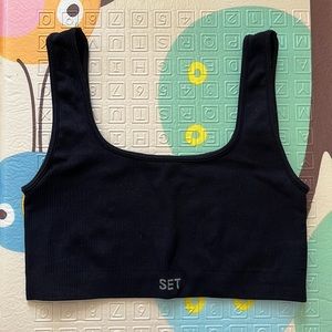 Set Active size small Sculptflex box cut bra
